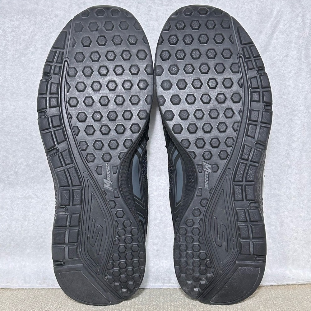 Skechers Mens Blk GORun Consistent Leather/Textile Running Athletic Shoes SZ 9.5 - Picture 8 of 11